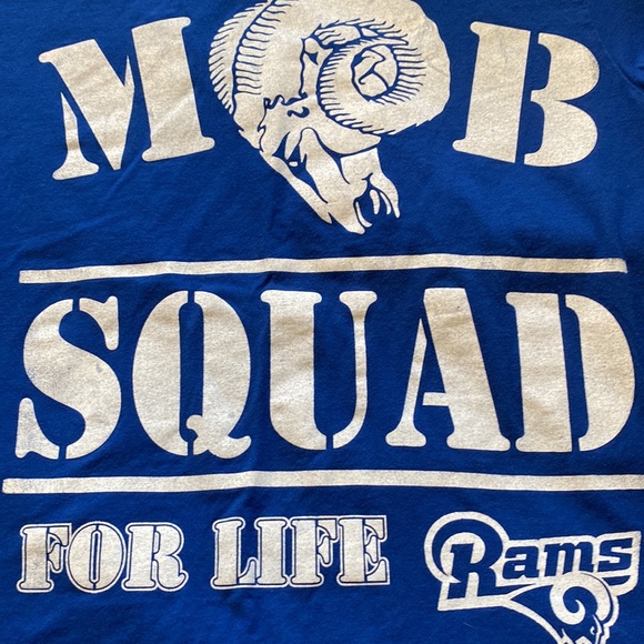 LOS ANGELES RAMS - NFL - UNISEX Mob Squad For Life Shirt - Picture 3 of 5